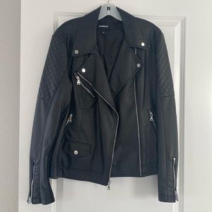 Express Faux Leather motorcycle Jacket XL